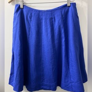 Boden Panelled Linen Mini Skirt